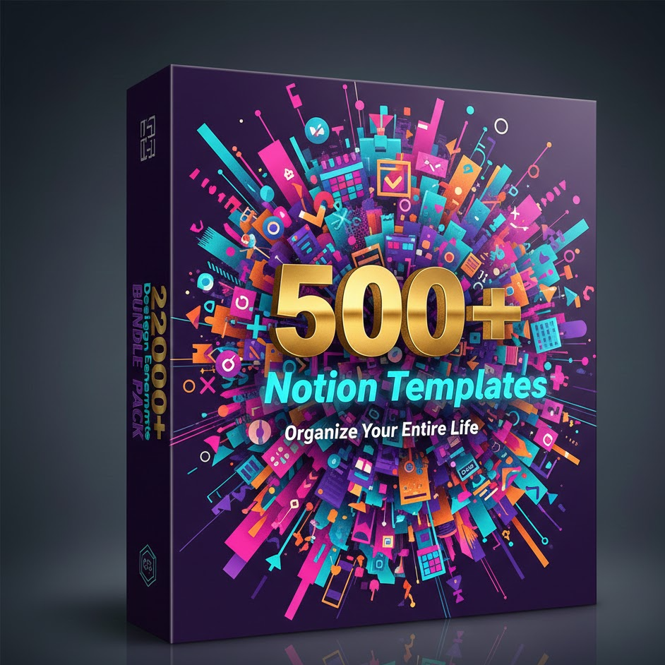 Ultimate 500 Notion Templates Collection