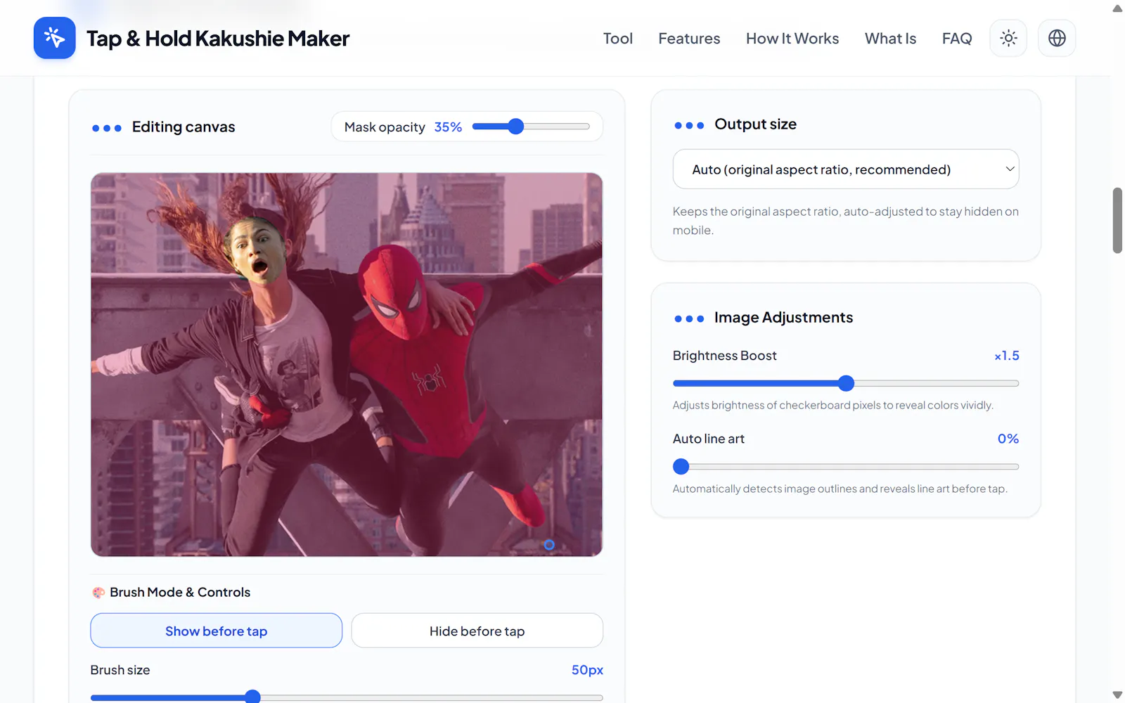 Tap and Hold Image Maker screenshot 2
