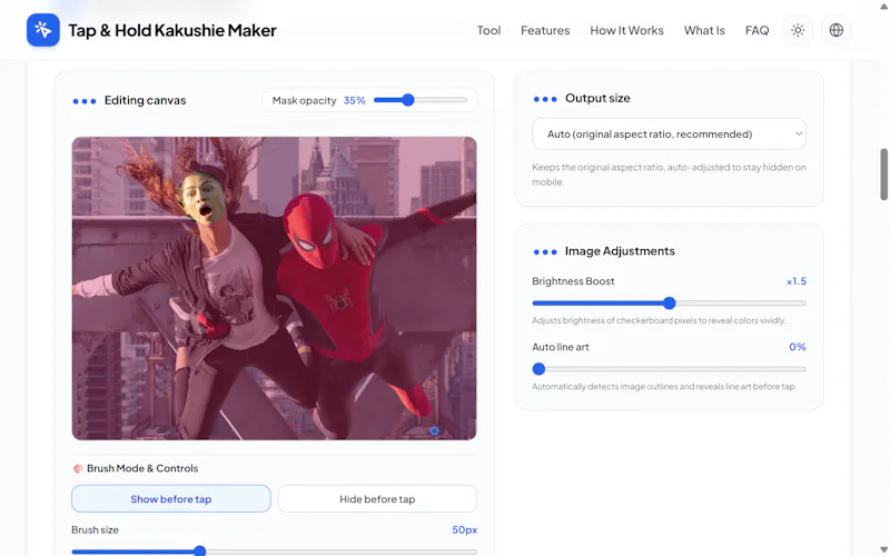 Tap and Hold Image Maker screenshot 2