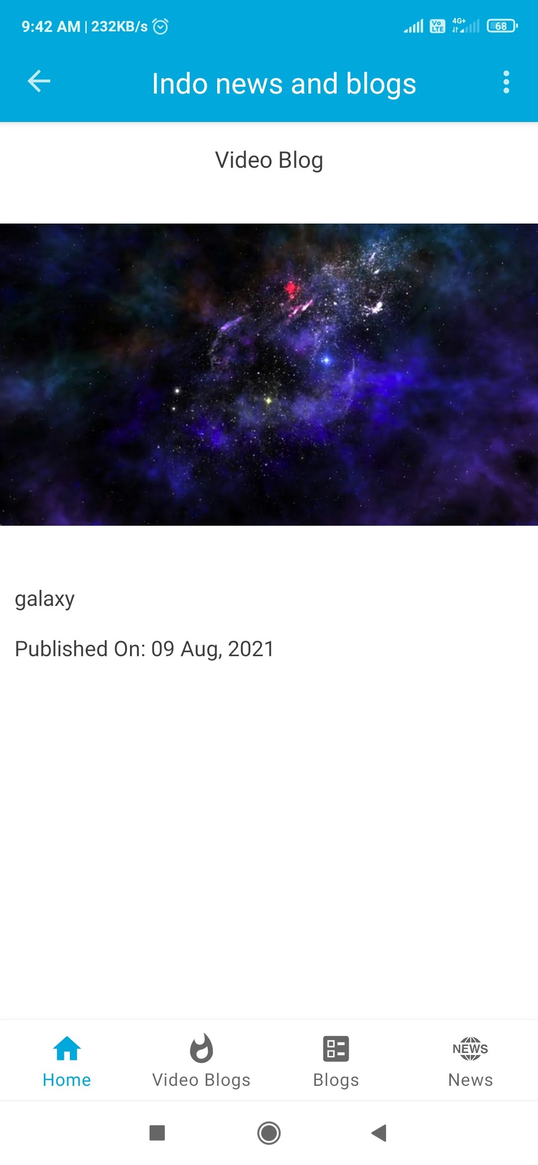 social media app for video blog creator gallery image