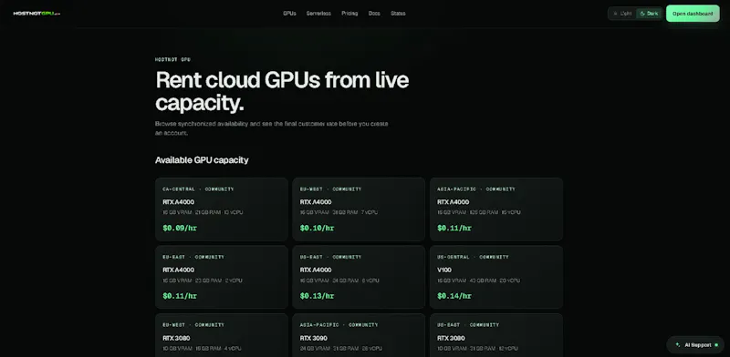 Hostnot GPU screenshot 4
