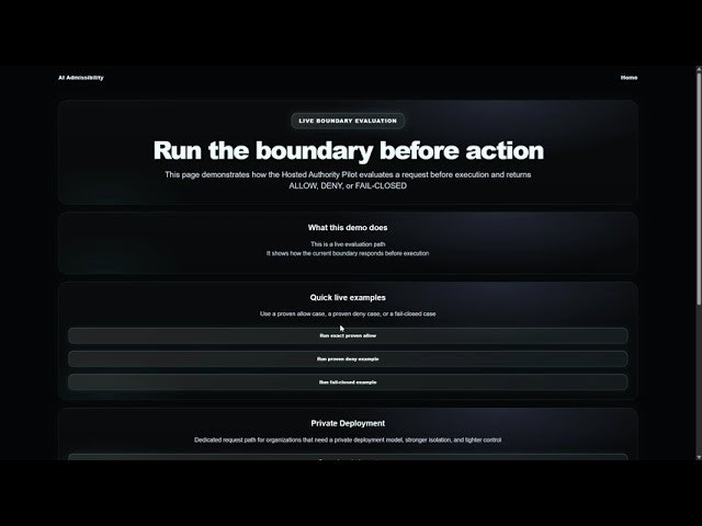 AI Admissibility gallery image