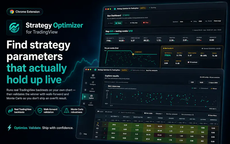 Strategy Optimizer for TradingView screenshot 1