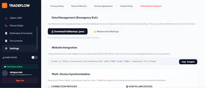 TradeFlow Total Business Management  screenshot 8