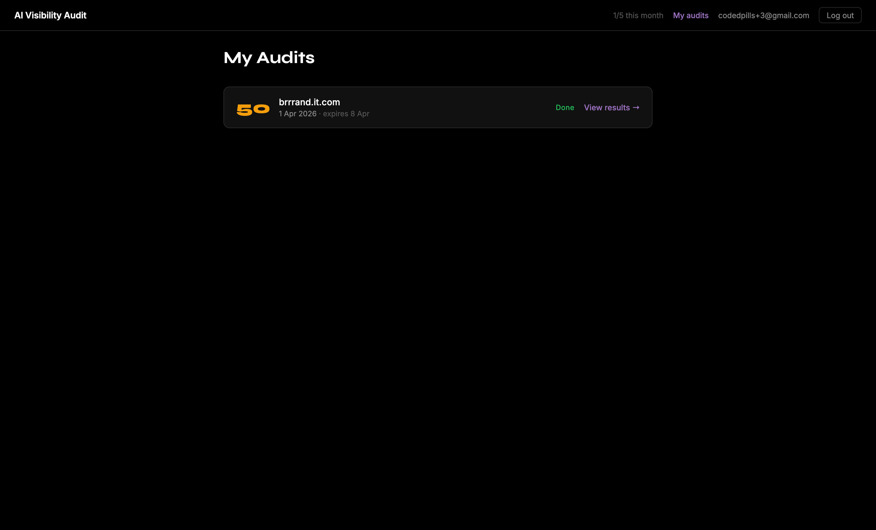 AI Visibility Audit gallery image