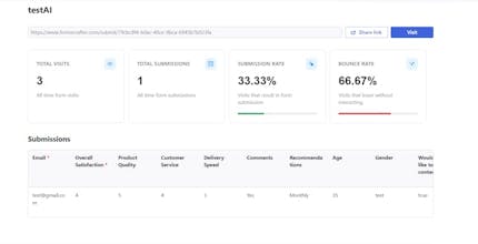 FormScrafter – Free AI Form Builder gallery image