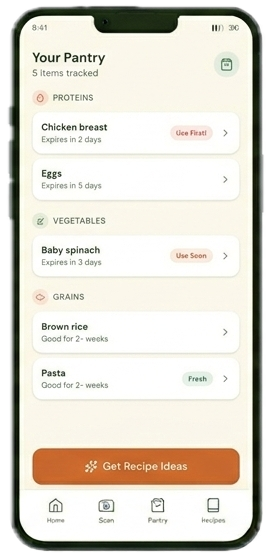Receipy — Smart Meal Planning - Screenshot 3 showing product features and functionality