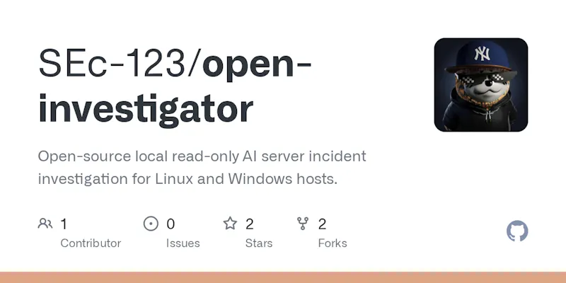 Open Investigator screenshot 1