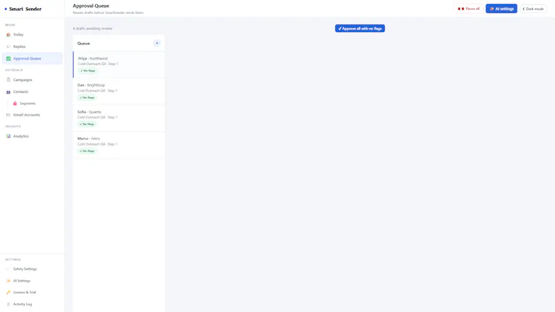 SmartSender screenshot 4