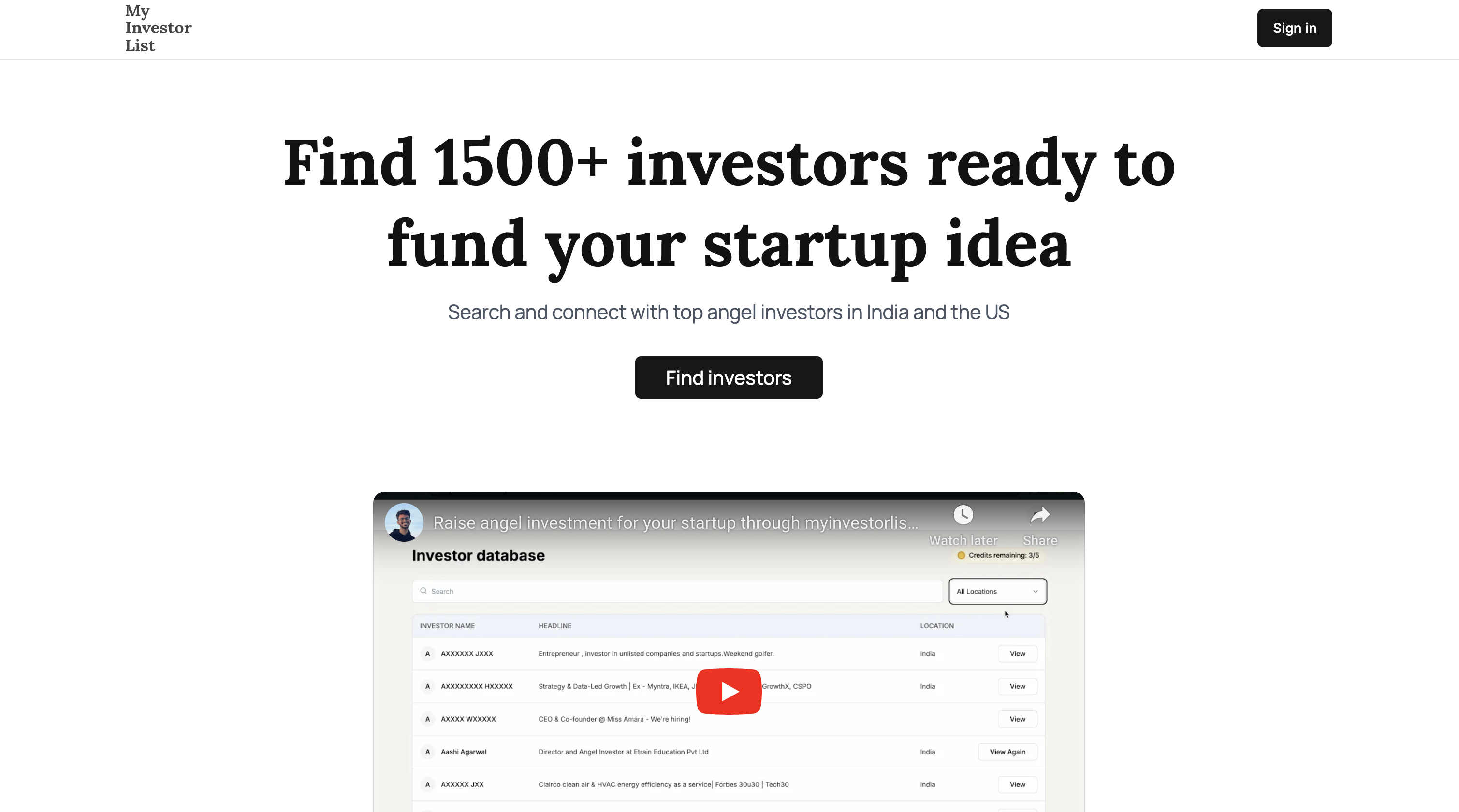 myinvestorlist - 为您的创业公司找到投资者的最简单方法媒体2