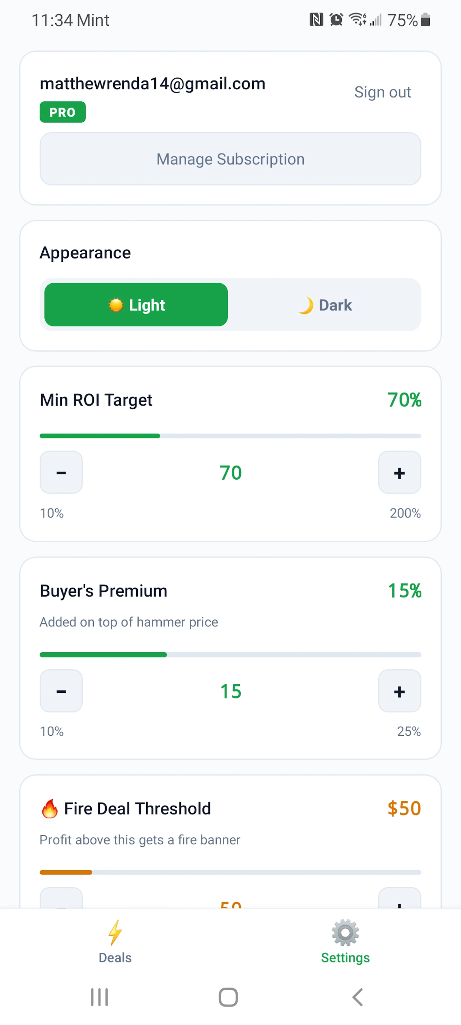 BidMax screenshot 2