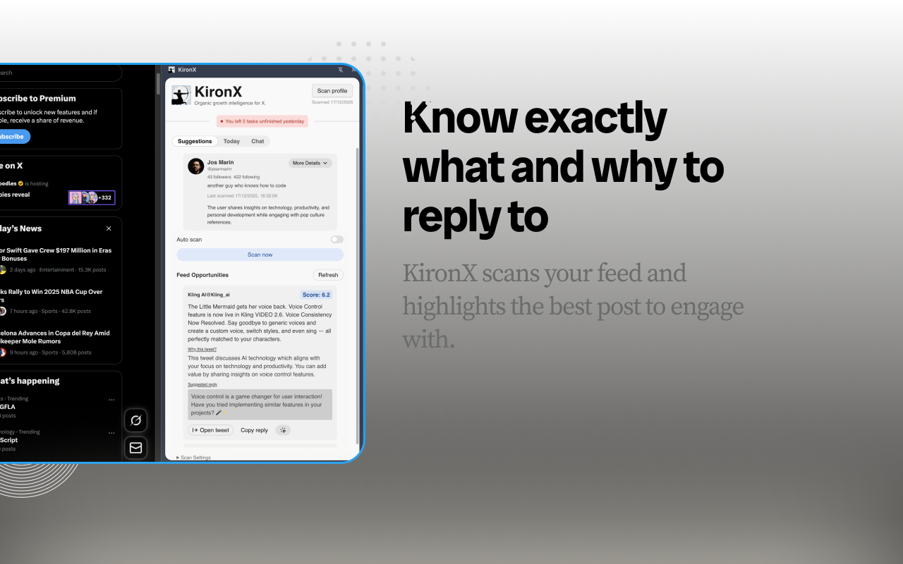KironX - Screenshot 3 showing product features and functionality