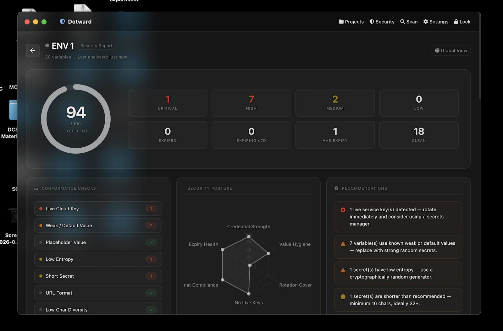Dotward v1.8 screenshot 1