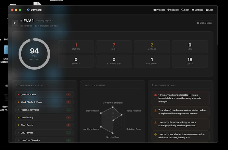 Dotward v1.8 screenshot 1