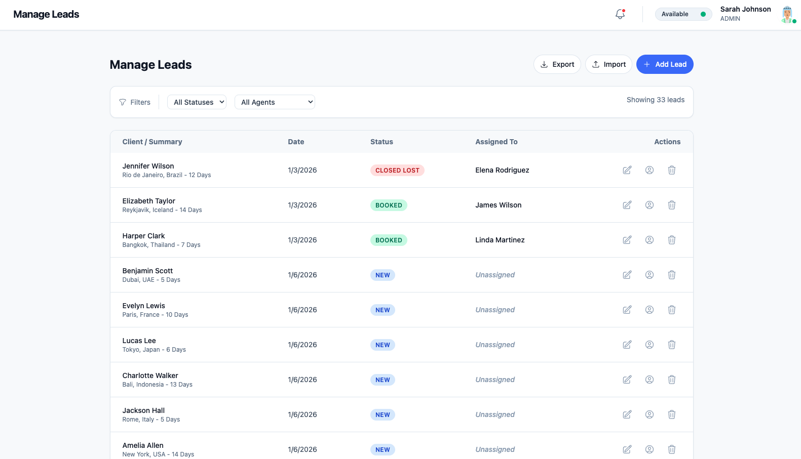Travilead: Automated Lead Distribution gallery image