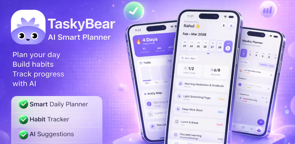 TaskyBear App のプロダクトバナー