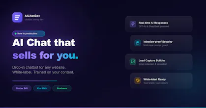 Sales-Optimized Support Bot gallery image
