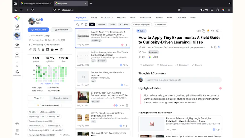 Glasp for Firefox screenshot 3