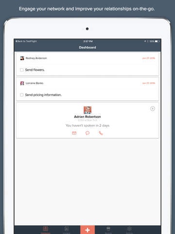 Contactually iOS V3.0 gallery image