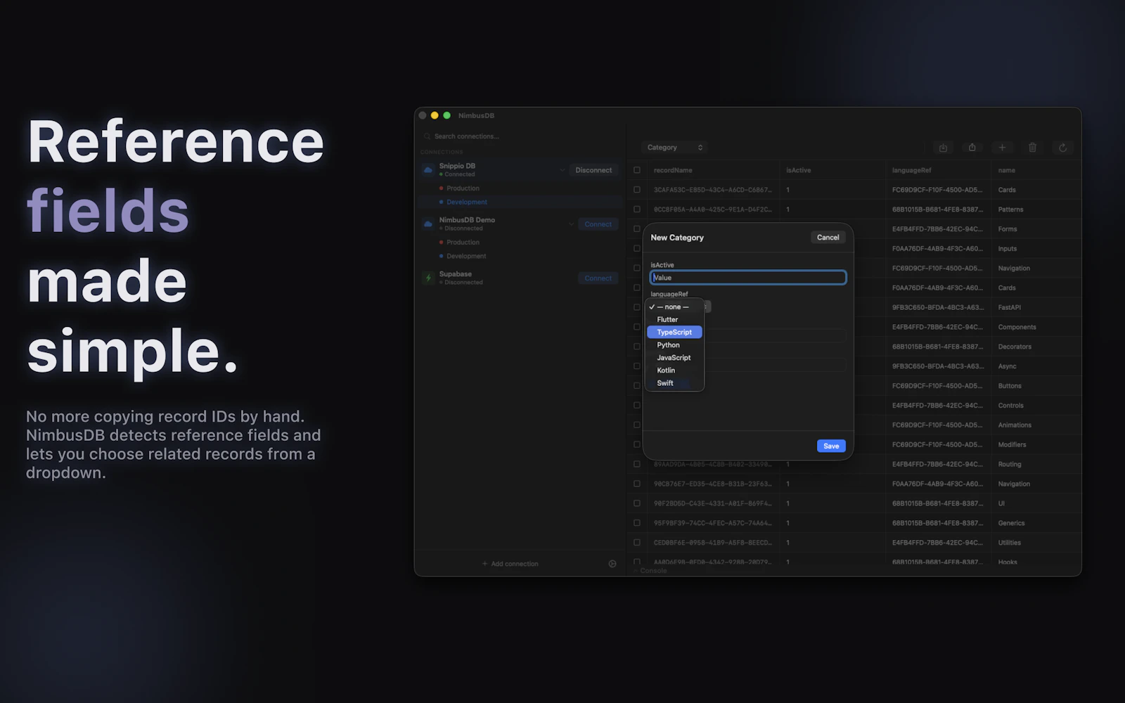 NimbusDB Studio screenshot 1
