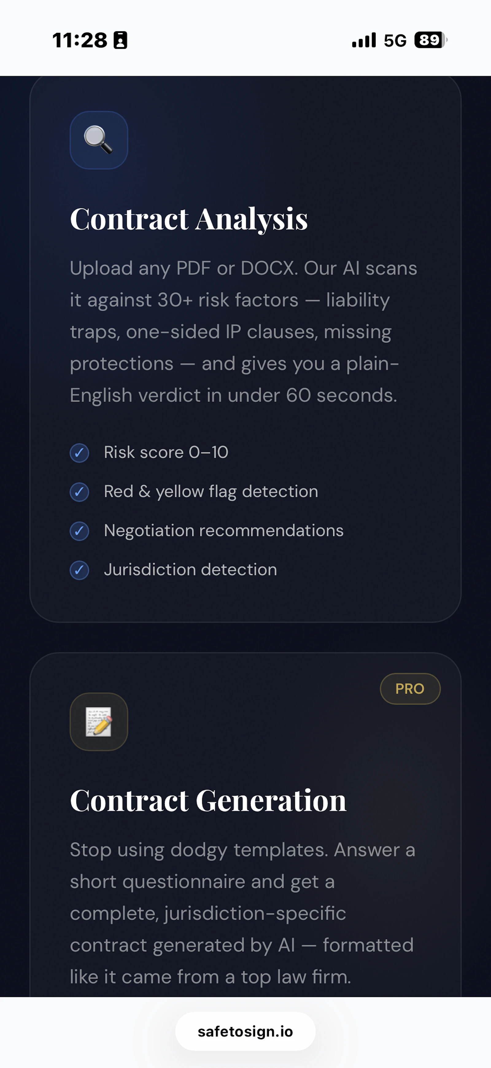 SafeToSign screenshot 8