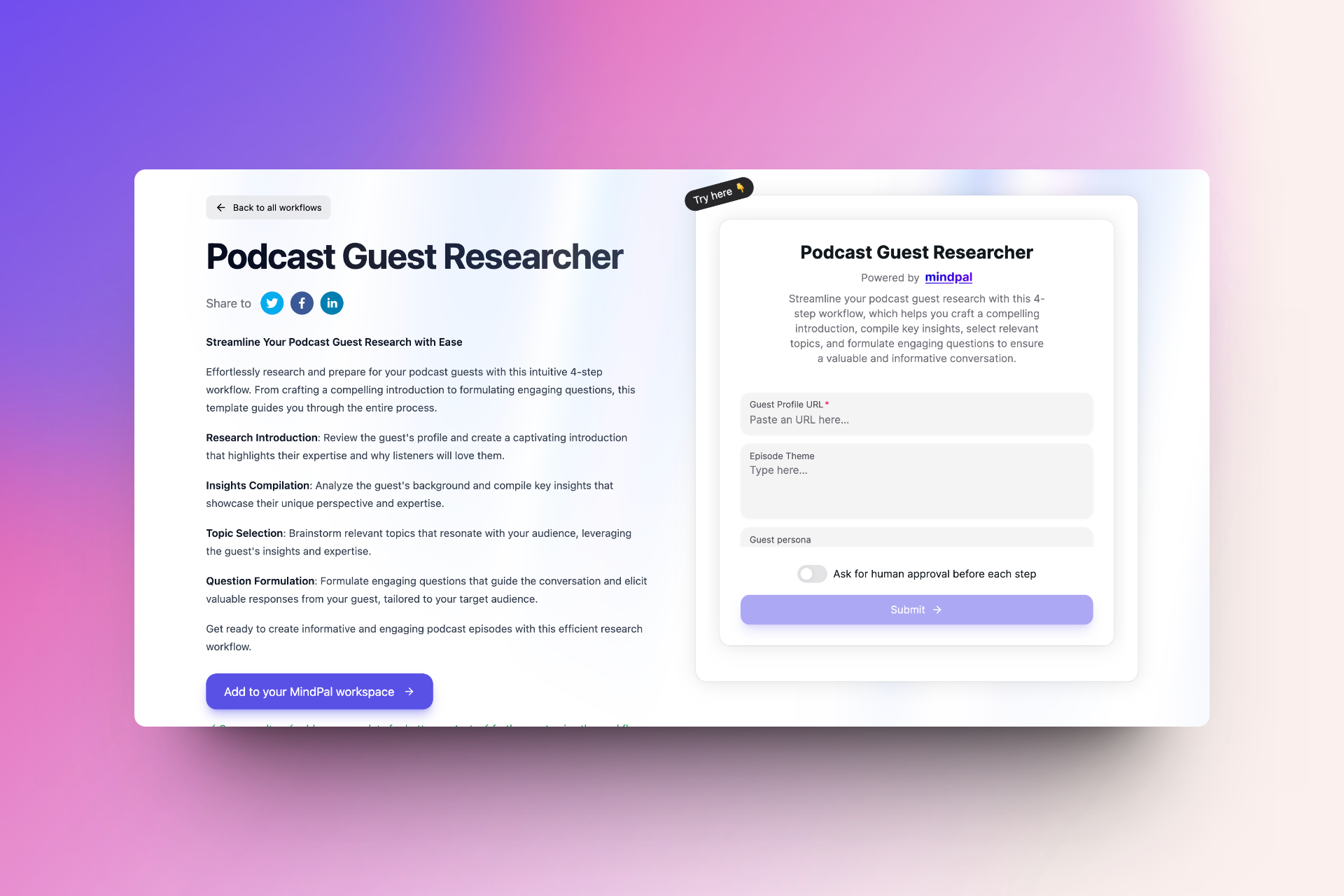 startuptile PodPrep-Effortless podcast guest research at your fingertips