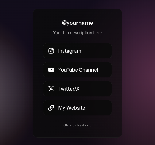 LinksToBio - Screenshot 2 showing product features and functionality