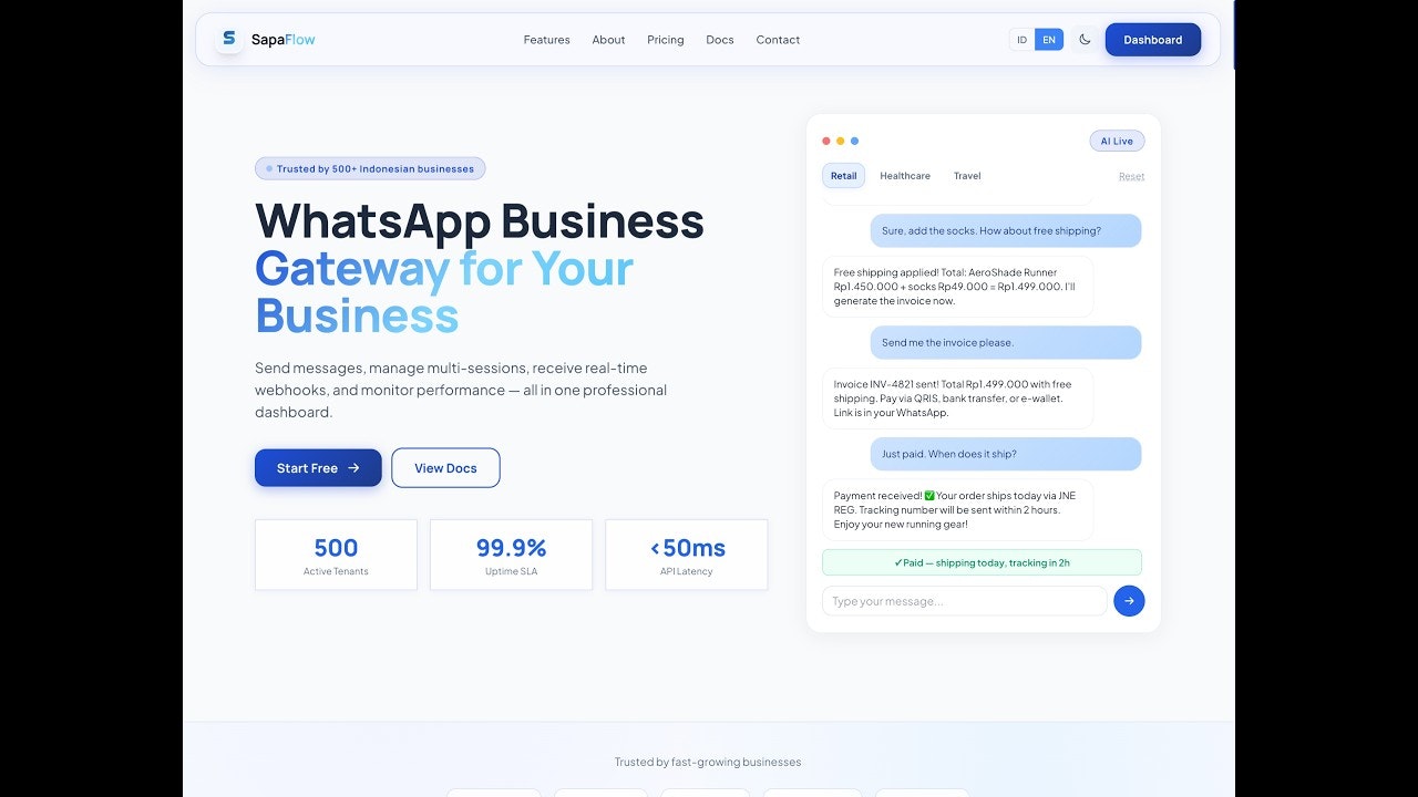 SapaFlow gallery image