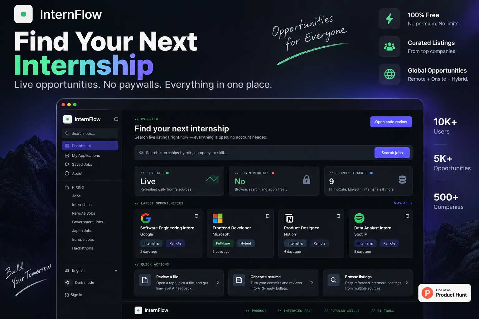 InternFlow gallery image