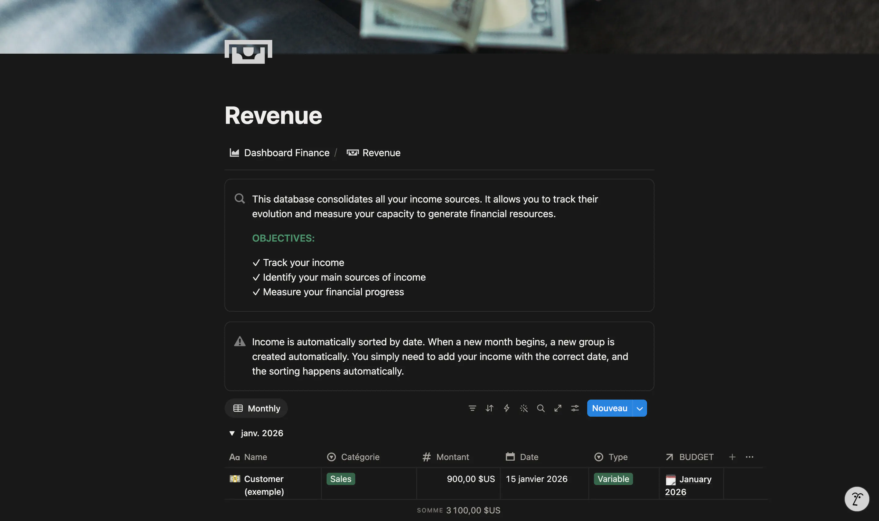 Investment Dashboard: Notion Template screenshot 6