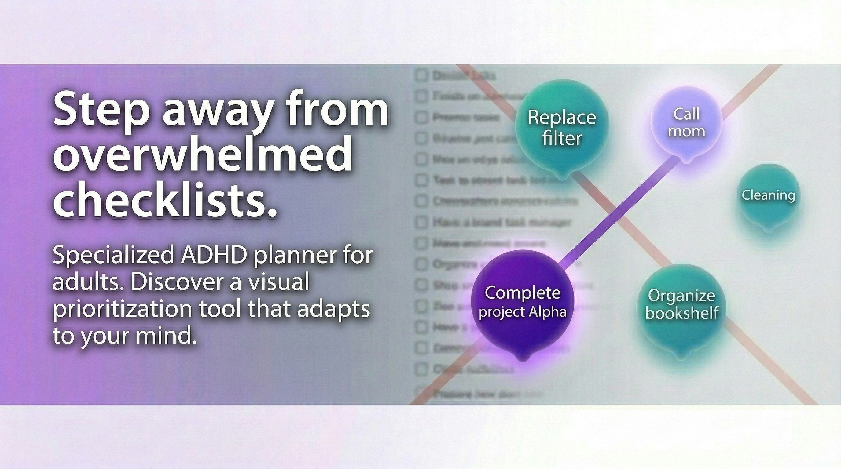 ADHD Planner. Friendly organization tool gallery image