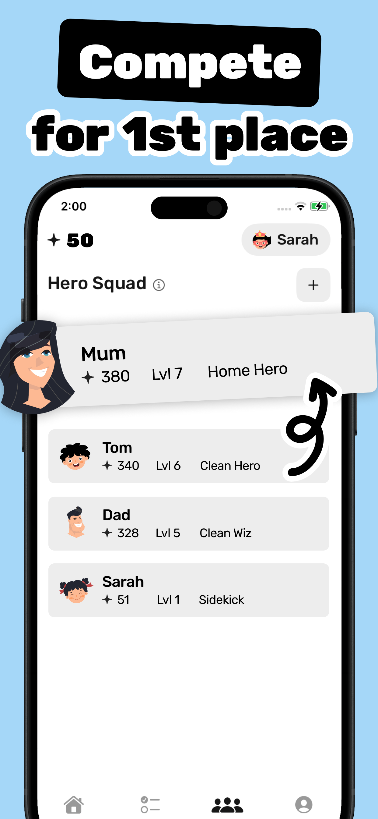 TidyLegend - Gamily Home Chores - Screenshot 3 showing product features and functionality
