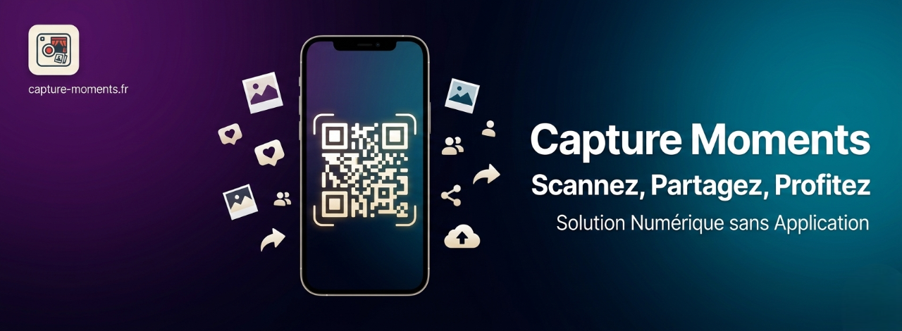 Capture Moments - sharing for events - Main product screenshot demonstrating key features and user interface