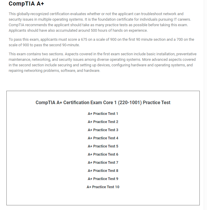 Free Tech Exams gallery image