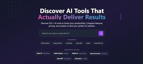 Find the right AI tool in minutes gallery image