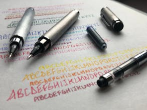 ✍️ Magnetic cap refillable felt tip pen gallery image