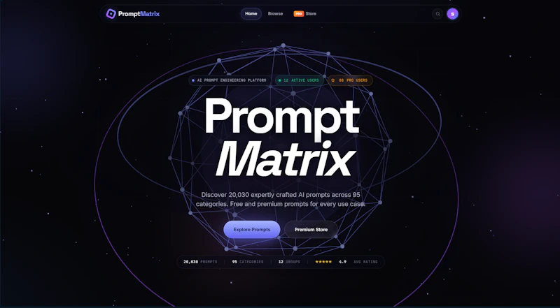 Prompts Matrix screenshot 1