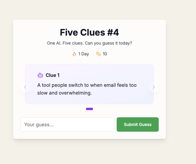 Five Clues gallery image