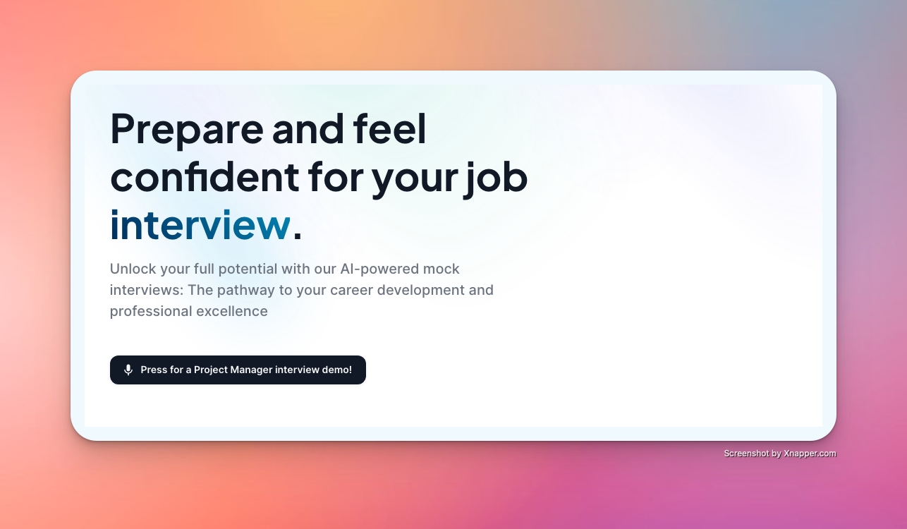 startuptile SpeakSmart-Mock interviews: unlimited anywhere anytime