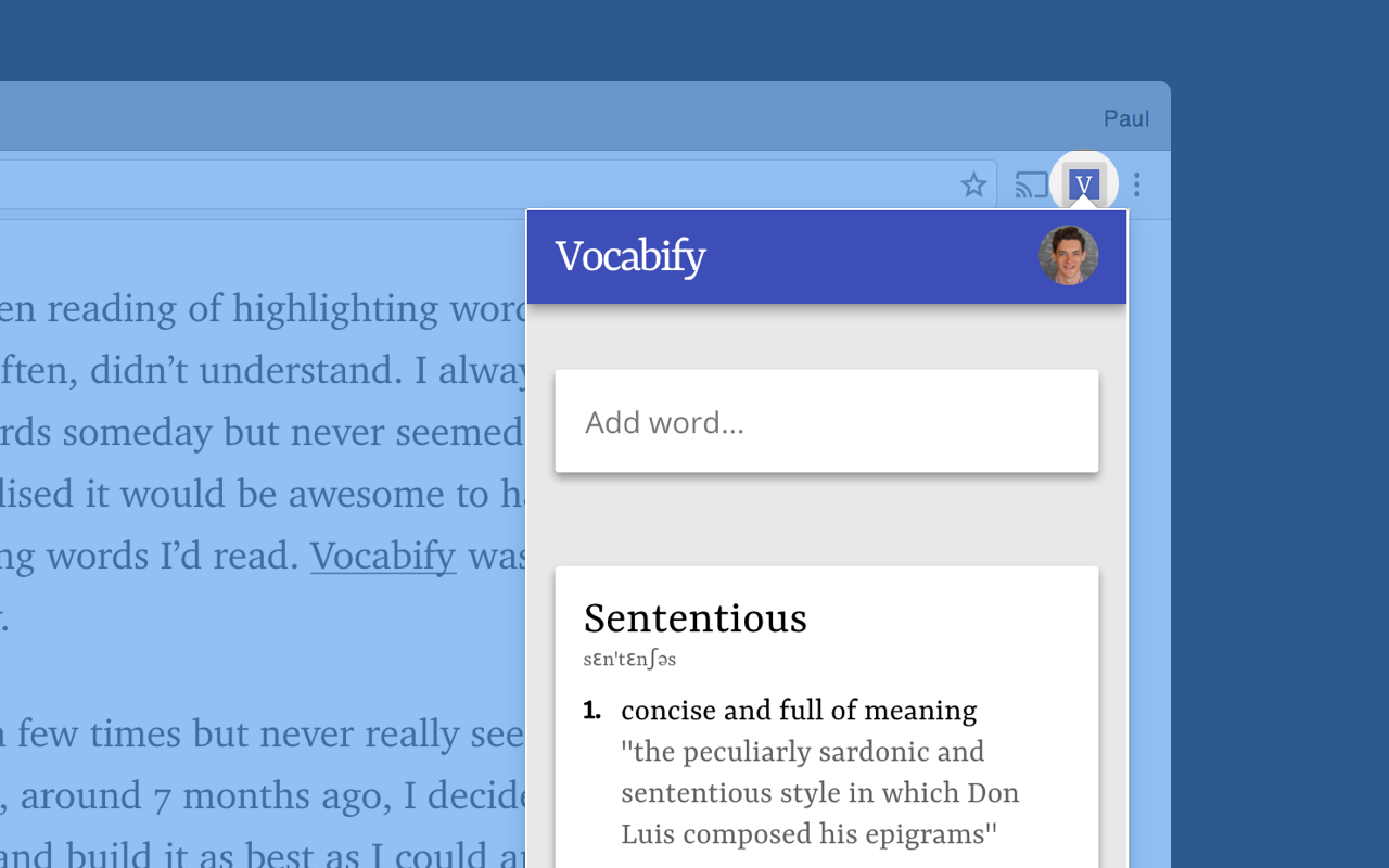 Vocabify for Chrome gallery image