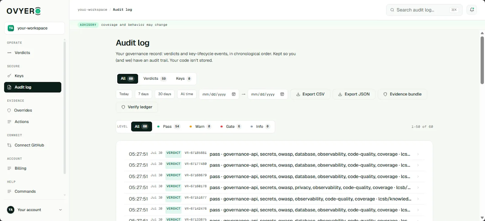 Ovyero screenshot 2