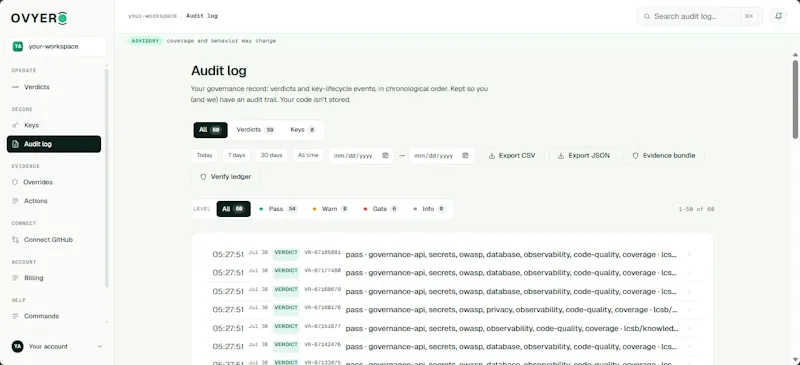 Ovyero screenshot 2