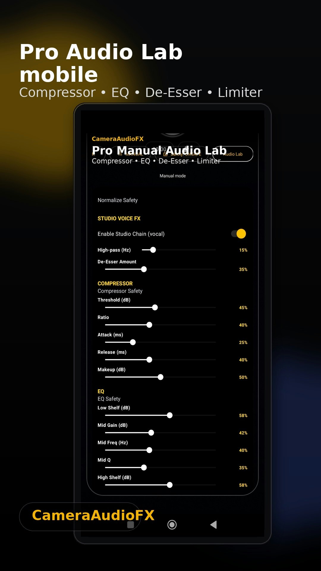 CameraAudioFX: AI Vocal FX gallery image