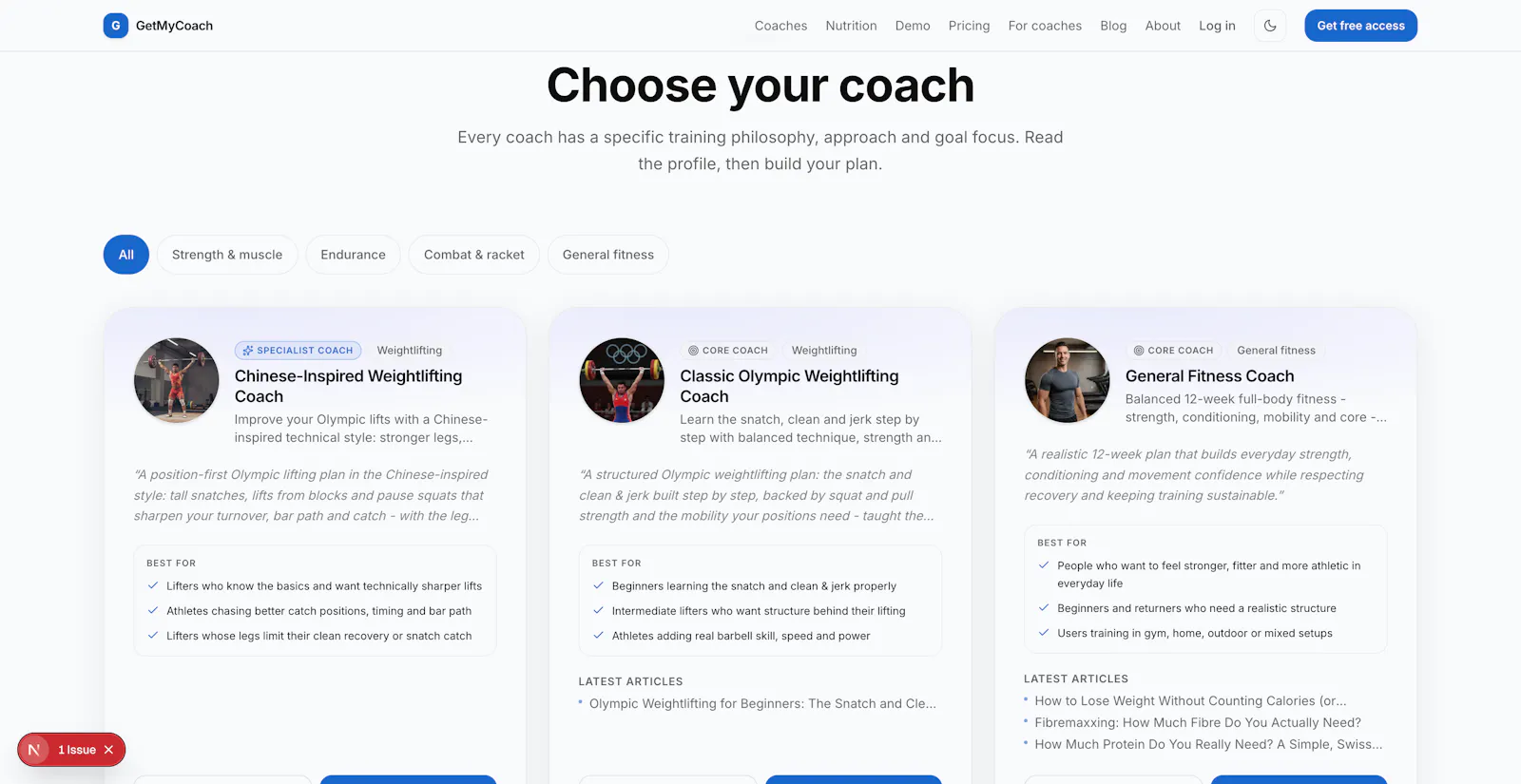 GetMyCoach screenshot 3