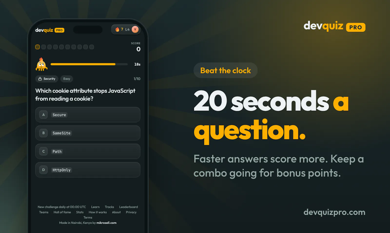 DevQuiz Pro screenshot 2