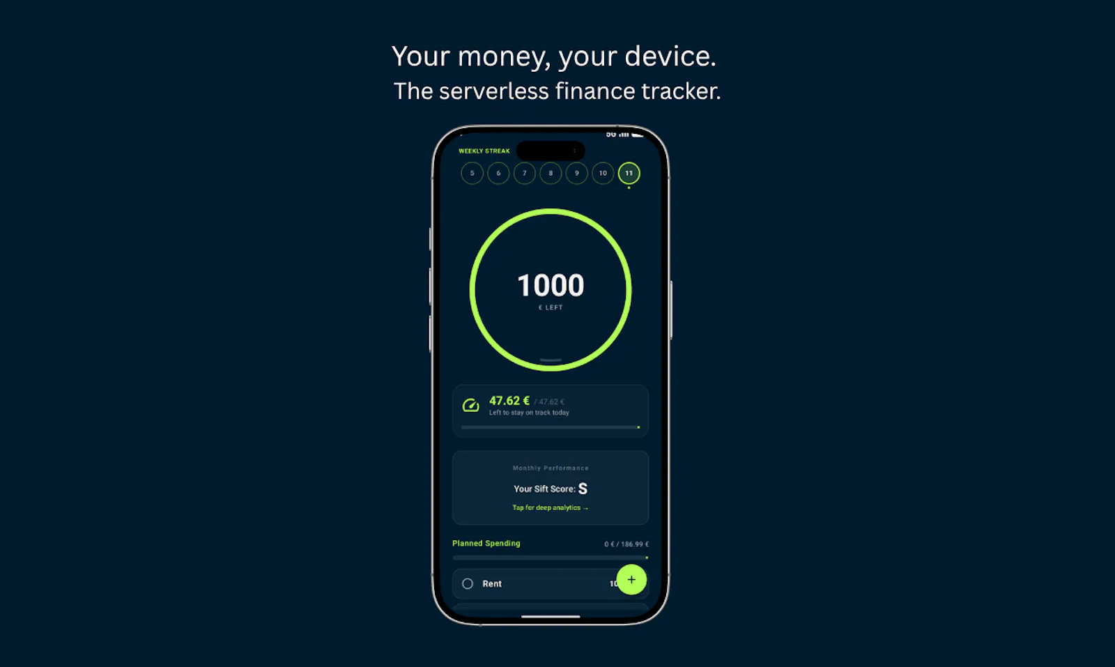 Sift screenshot 1