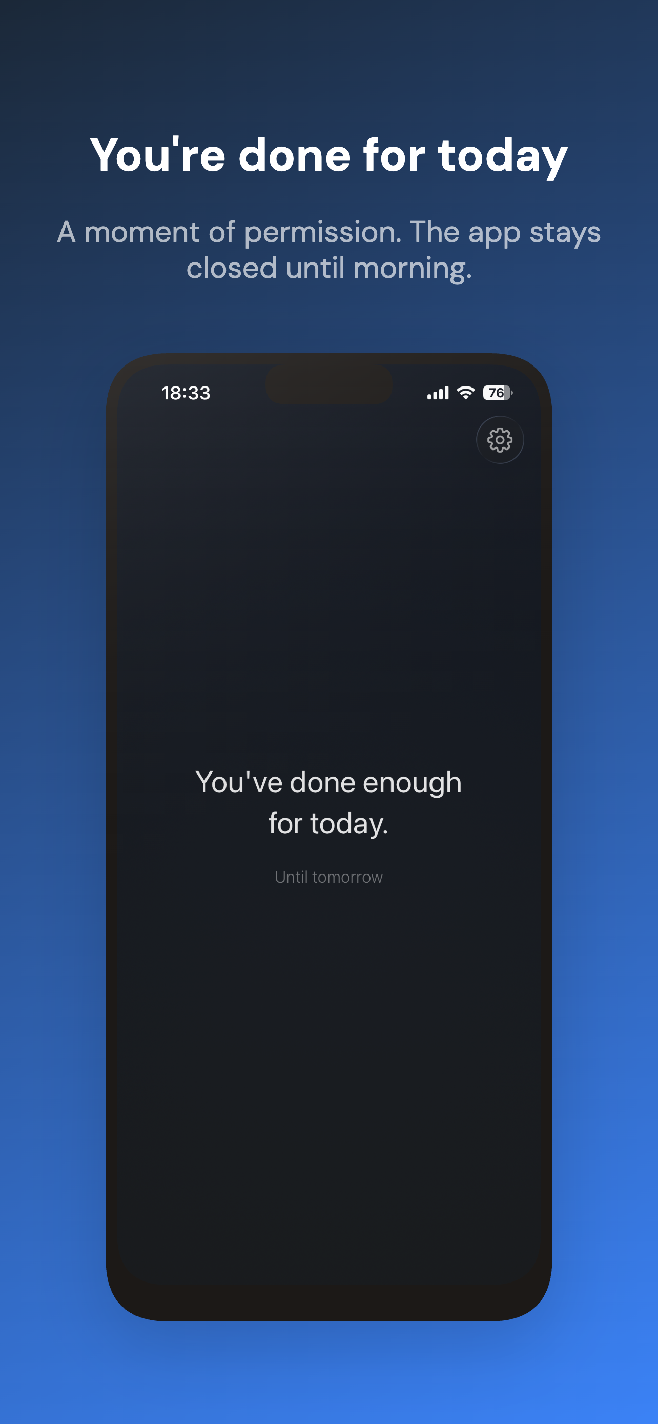 Close The Day - Screenshot 2 showing product features and functionality
