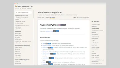 Track Awesome List gallery image