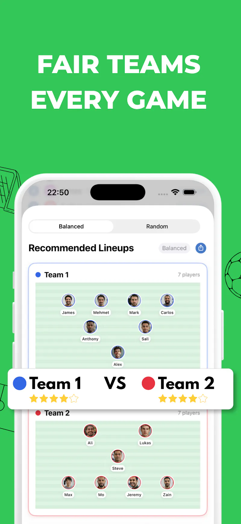 KickArrange screenshot 4