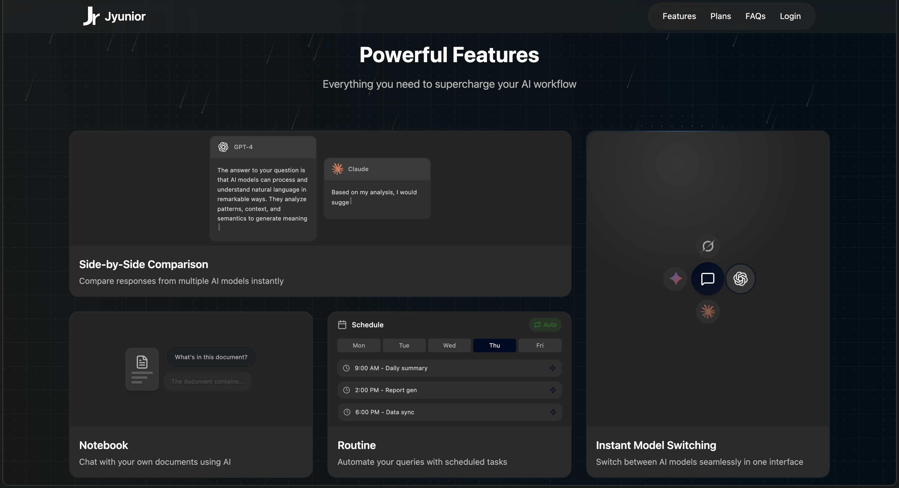 Jyunior - Screenshot 2 showing product features and functionality